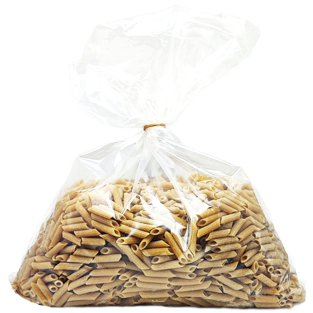 Pasta di Riso Integrale Biologica Italiana Gluten Free, Formato Penne - gluten-free pasta, 100% organic whole rice flour, rich in fiber, vegan, pack of 3 packs of 350 g