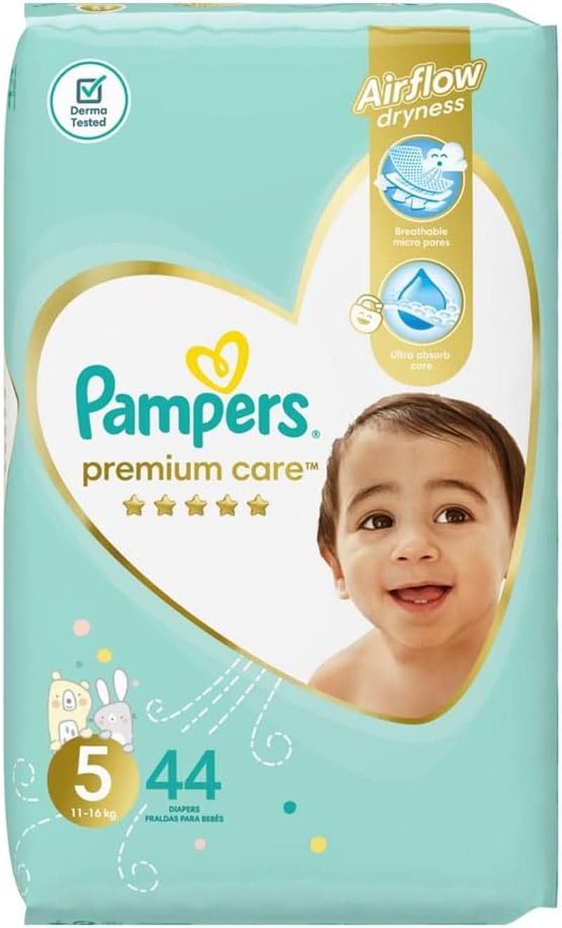 Pampers Premium Care diapers, size 5, 11 - 18 kg, 44 pcs Mother and Child Naty Shop