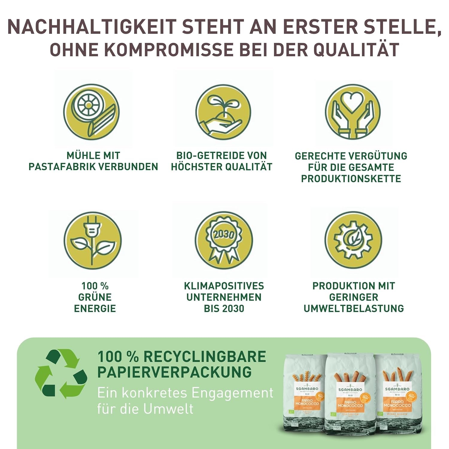 Organic Penne Rigate Pasta N.91 - 500g Low-fat wheat pasta - Source of fiber and protein