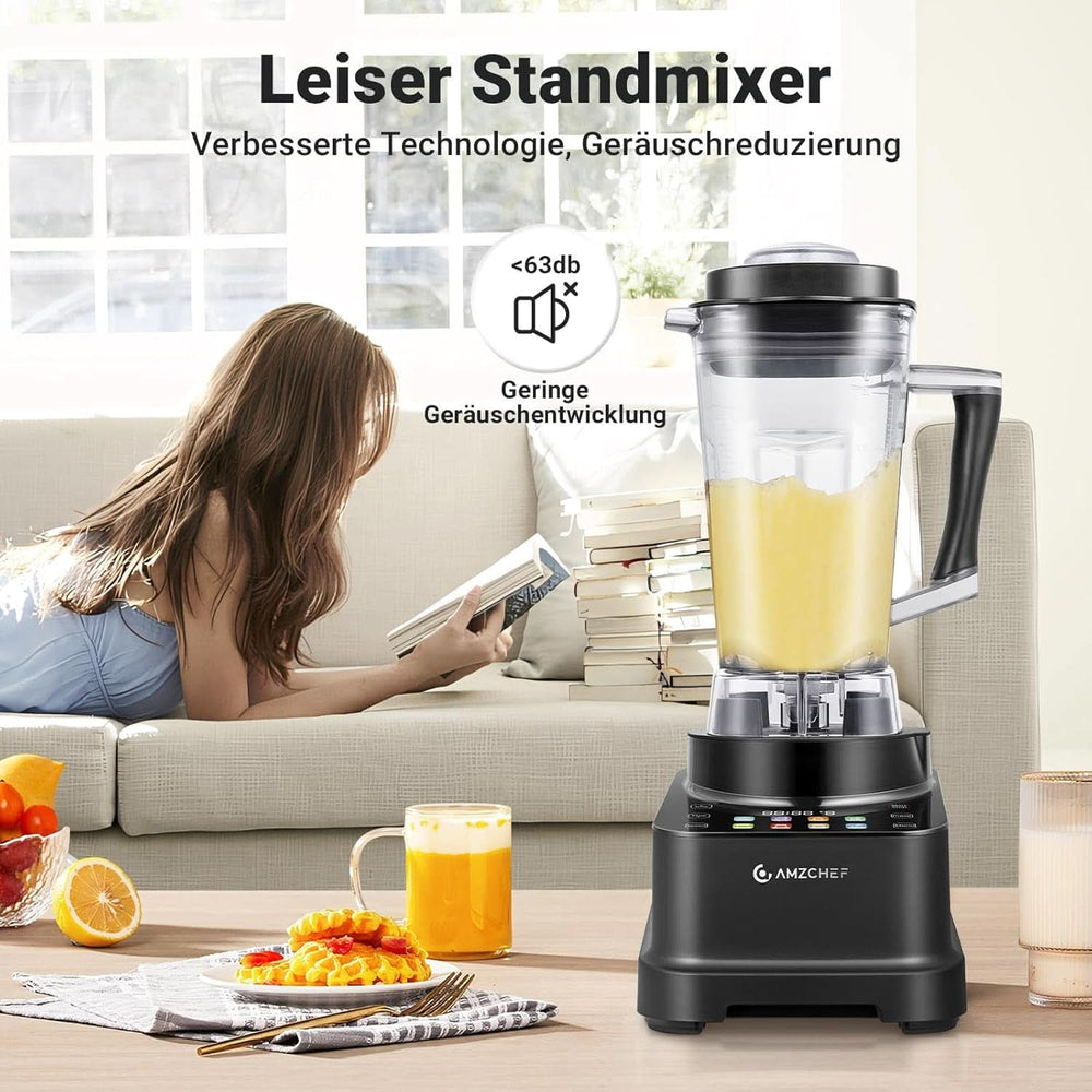 Blender AMZCHEF, 8 smart menus and 10 speeds, LCD touch screen Kitchen Naty Shop