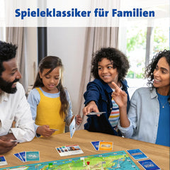 Ravensburger Family Game 26888 - World Tour - Classic for families, ages 8 and up - Party game, world travel, board game for up to 6 players - 170+ cities