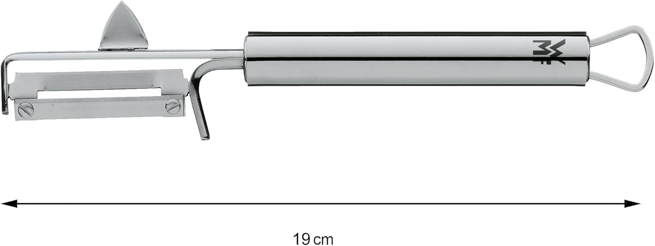 WMF Profi plus Decojitor de cartofi cu lamă pendulară 19 cm Peeler Naty Shop