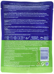 TILDA Steamed Basmati Rice with Lime and Coriander for Microwave, 250g