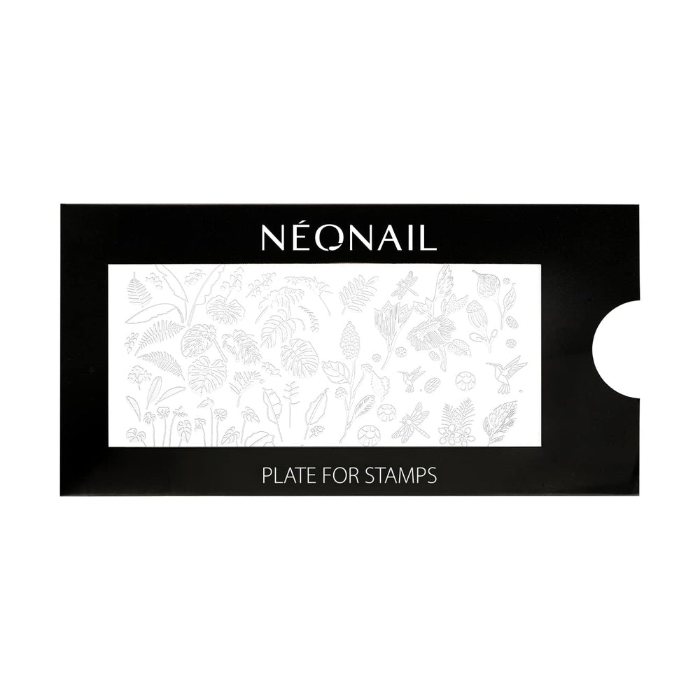 NÉONAIL Nagel Stempel Mit Schaber - Nägel Selber Machen - Nail Art Stamper - Nageldesign Für Nagel Schablone - French Nails Stempel - Silikon Nagelstempel