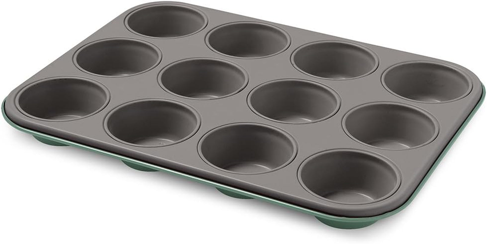 Blackstone Kuchenform 12 Muffins, Stahl, Schwarz/Grau Stein, 6 Einheiten Molds and baking trays Naty Shop 12 Muffins Linie Bon Ton