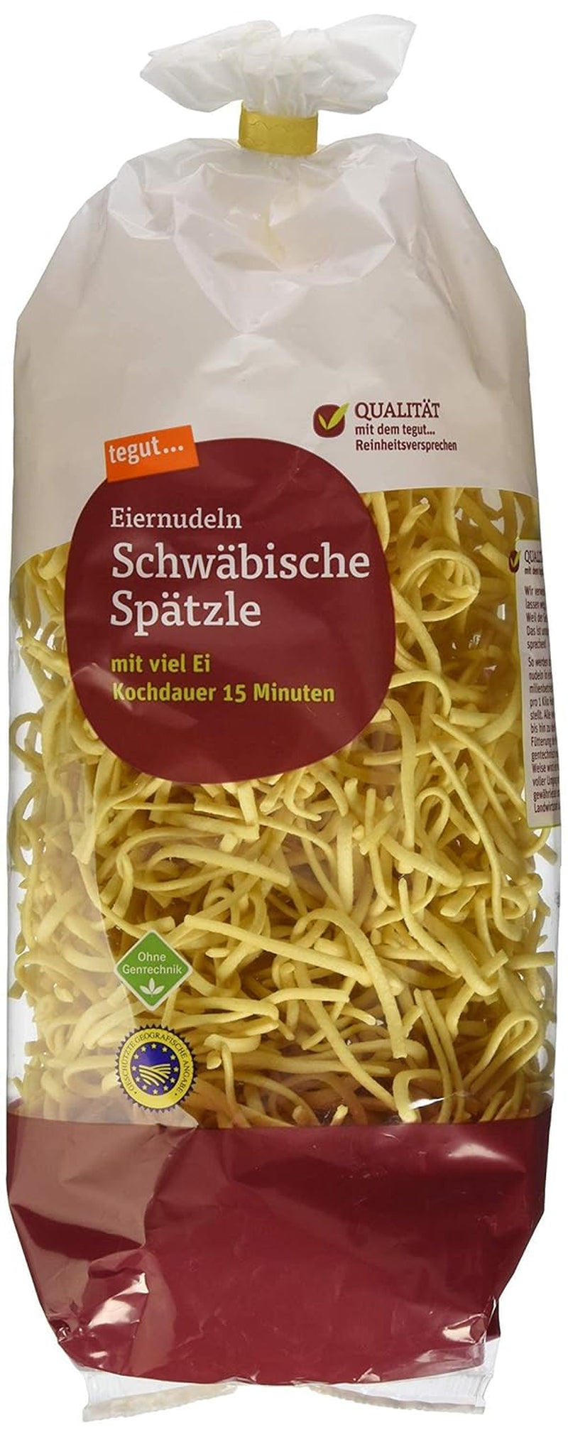 tegut... Noodles with egg Swabian Spätzle, 1 x 500g