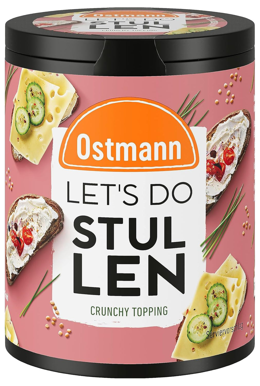 Ostmann Gewürze - Let's Do Avocado | Gewürzsalz für Avocado, Guacamole oder Bowls | Crunchy Topping mit Gewürzen, Kräutern und schwarzem Sesam | 70 g in Metalldose recyclebar