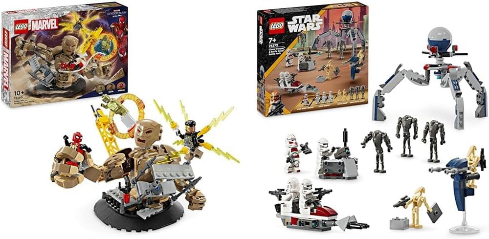 LEGO Marvel Spider-Man Vs. Sandman: Showdown Superhero Toy with Figures Including Lizard and Electro Role-Playing Building Toy Gift for Action Enthusiast Boys and Girls 76280 Building Sets Beuche den LEGO-Store Clone Trooper Battle Pack