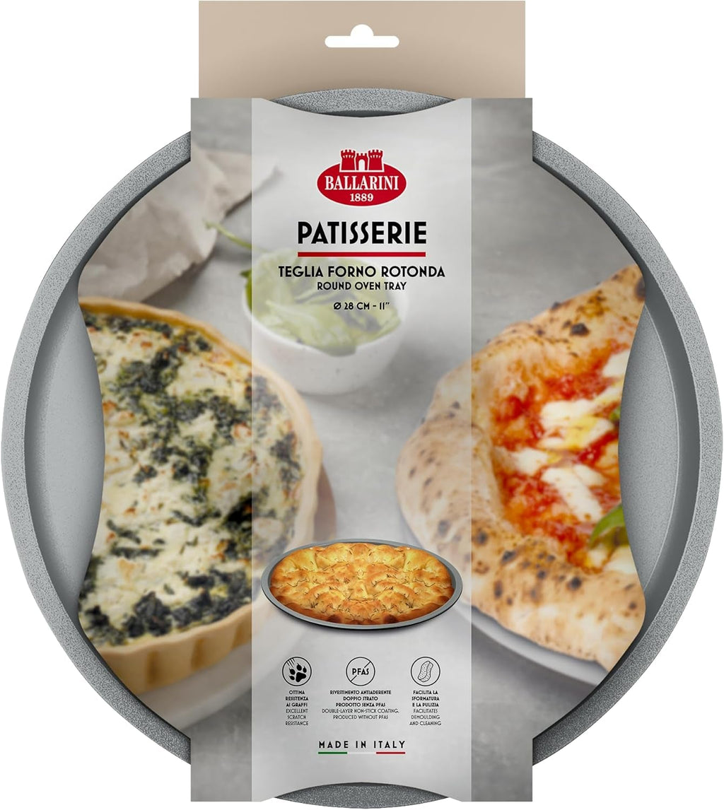 Ballarini, Tava de copt, diverse modele Matrite si tavi pentru copt Naty Shop Gri Tava rotunda de copt 28 cm