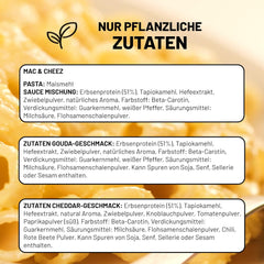 Cultured Foods Vegan 3-er Set Vegan Mac And Cheese, Gouda Sauce, Cheddar Sauce, Laktosefrei Glutenfrei MAC & CHEEZ CHEATCHEEZ