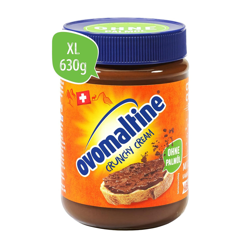 Ovomaltine OVO BREAK Wafer and Chocolate Bar - a crunchy snack with the unmistakable taste of our popular Creme Crocante, naturally without palm oil (4 x 39g)