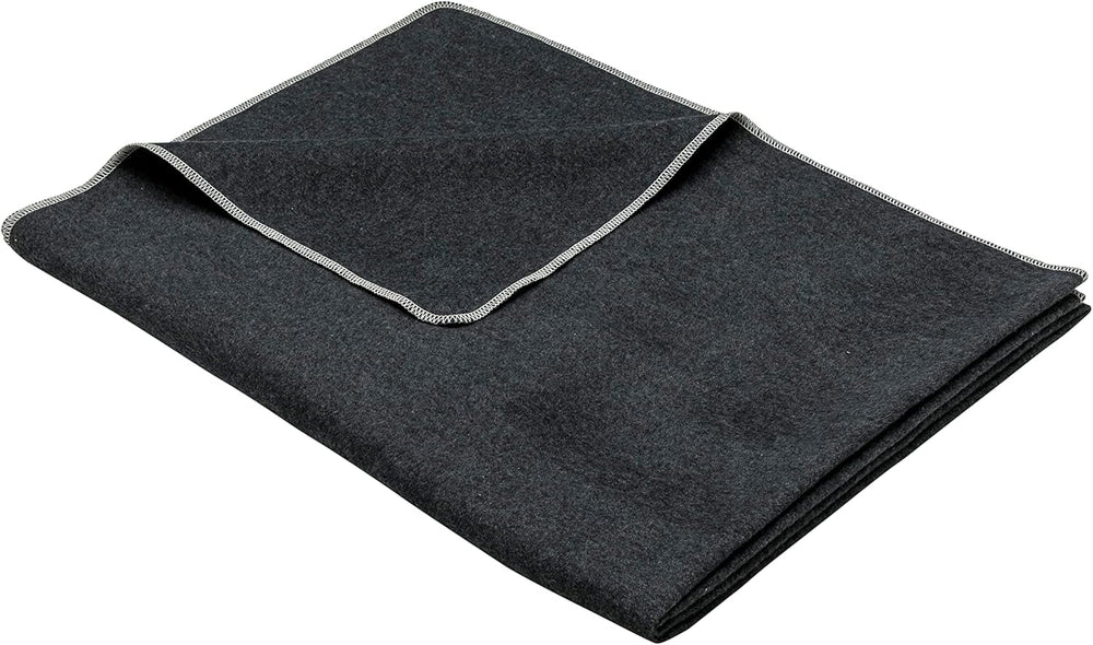 David Fussenegger Anthracite Cotton Blanket 140X200 Cm Cozy Blanket Soft Beds and Blankets David Fussenegger