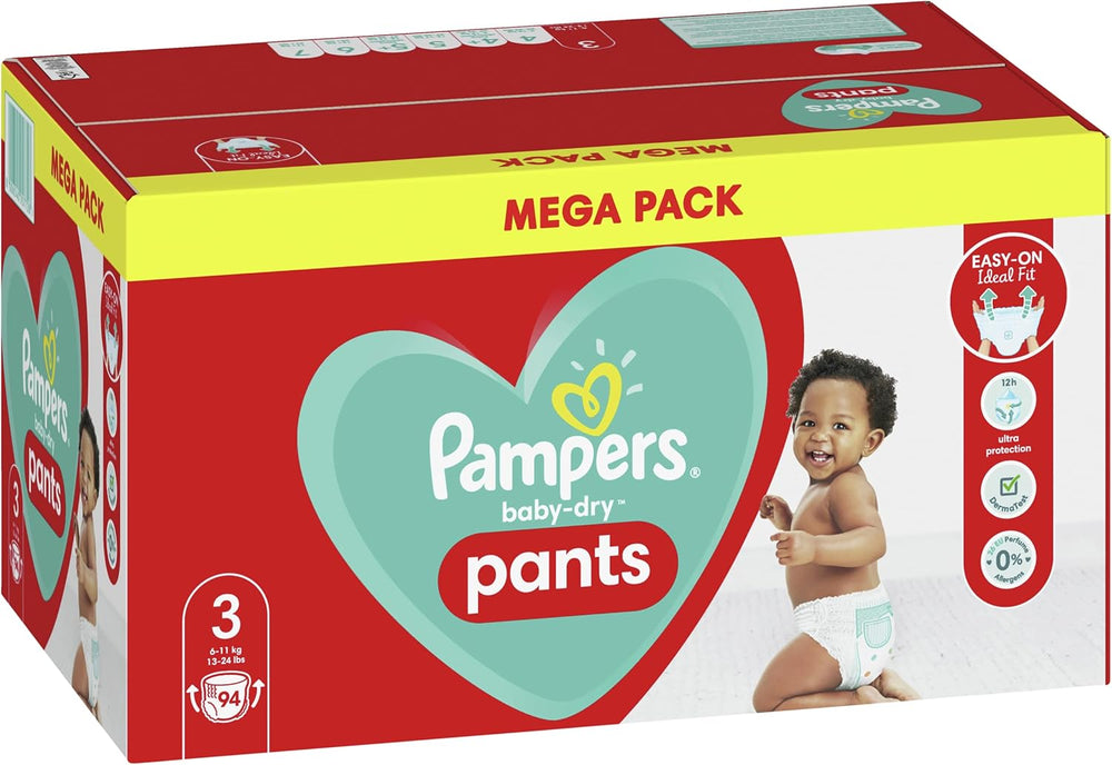 Pampers Baby-Dry diapers, size 8, 43 diapers, from 19 kg, Jumbo+ pack