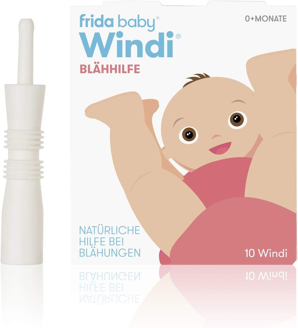Fridababy Windi Gas Relief for Babies from 0 Months 10 Pieces Disposable Catheters Natural Gas Relief 20437