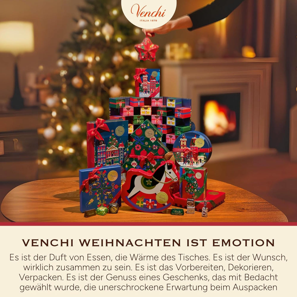 Venchi, Brutto&Buono, Handmade "Piedmont Forest Hazelnut" Fir Tree Shaped Milk Chocolate Bar, 200g, Gluten Free, Limited Edition Christmas Collection, Gift Idea