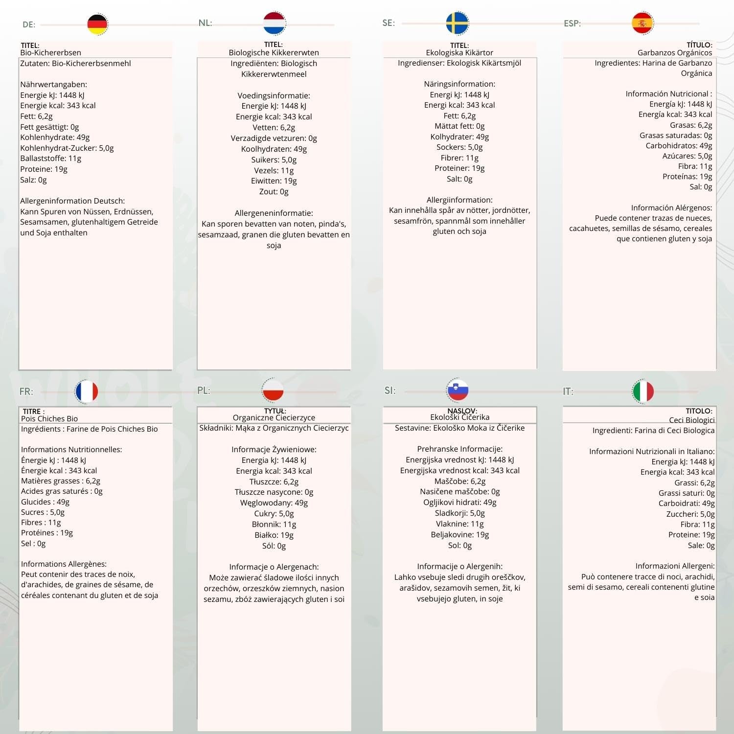 Wholefood Earth organic chickpeas 3 kg | Non-GMO | Vegan | Rich in fiber | Rich in protein | Certified organic