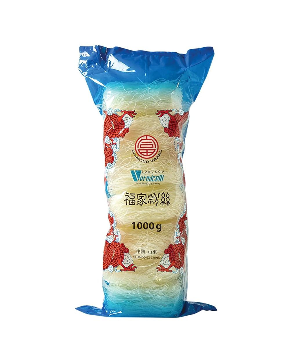 DIAMOND glass noodles, long glass noodles, naturally vegan and gluten-free - 1 x 1 kg