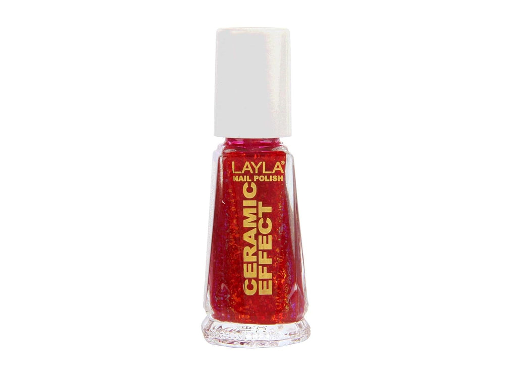 Cosmetics 1243R23-109 Ceramic Effect Nail Lacquer - orange fluo, 1er pack (1 x 0.01 l)