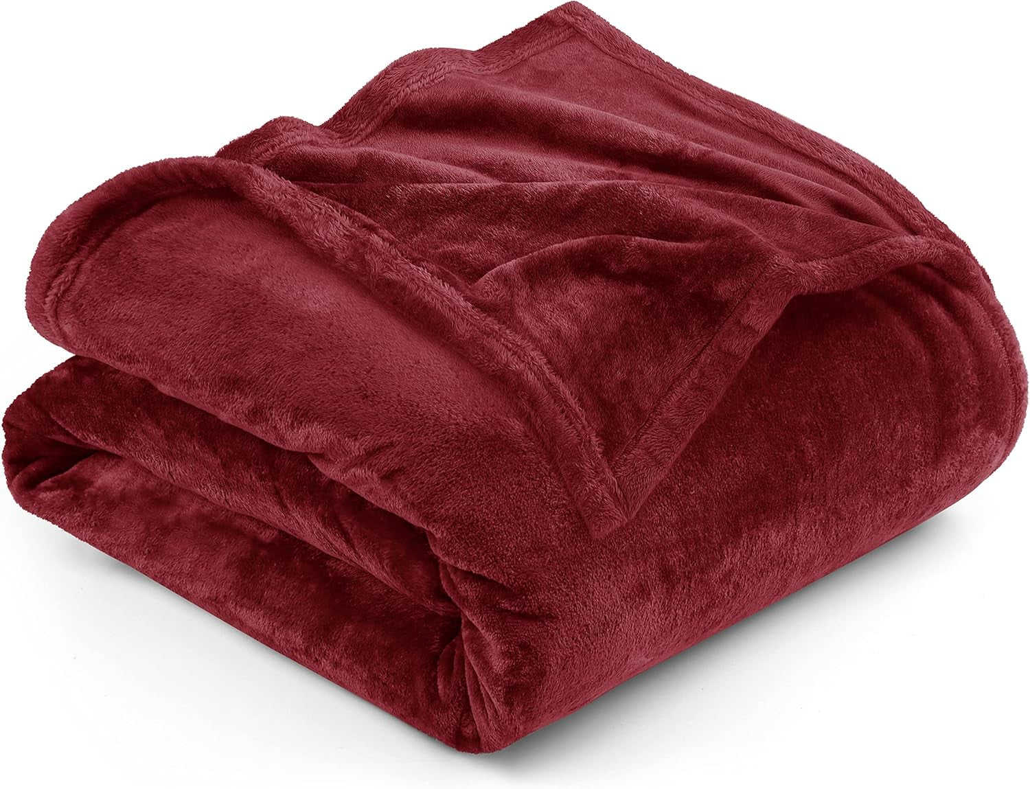 Utopia Bedding Cozy Fleece Blanket [228X228 Cm, Grey] Soft, Light, Warm and Fluffy Blanket Comfortable and Breathable Blanket for Bed Sofa Couch Beds and Blankets Besuche den Utopia Bedding-Store Burgundy 150X200 Cm