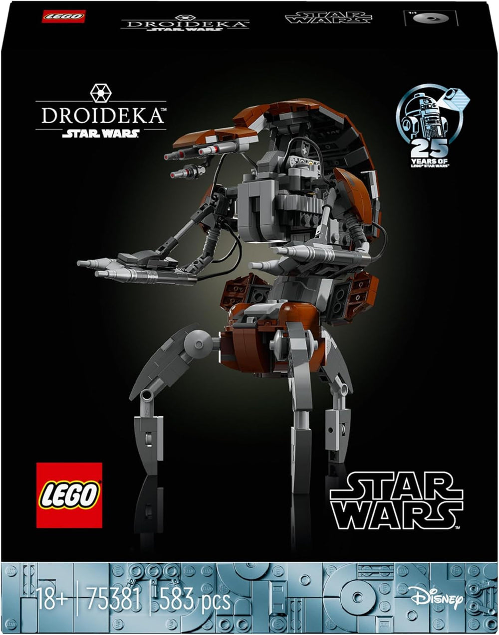 LEGO Star Wars Droideka Set, Droid Model Kit for Adults, Desk Decor, Collectible, Gift Idea for Men and Women 75381 Building Sets Besuche den LEGO-Store
