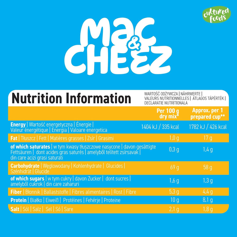 Cultured Foods Vegan 3-er Set Vegan Mac And Cheese, Gouda Sauce, Cheddar Sauce, Laktosefrei Glutenfrei MAC & CHEEZ CHEATCHEEZ