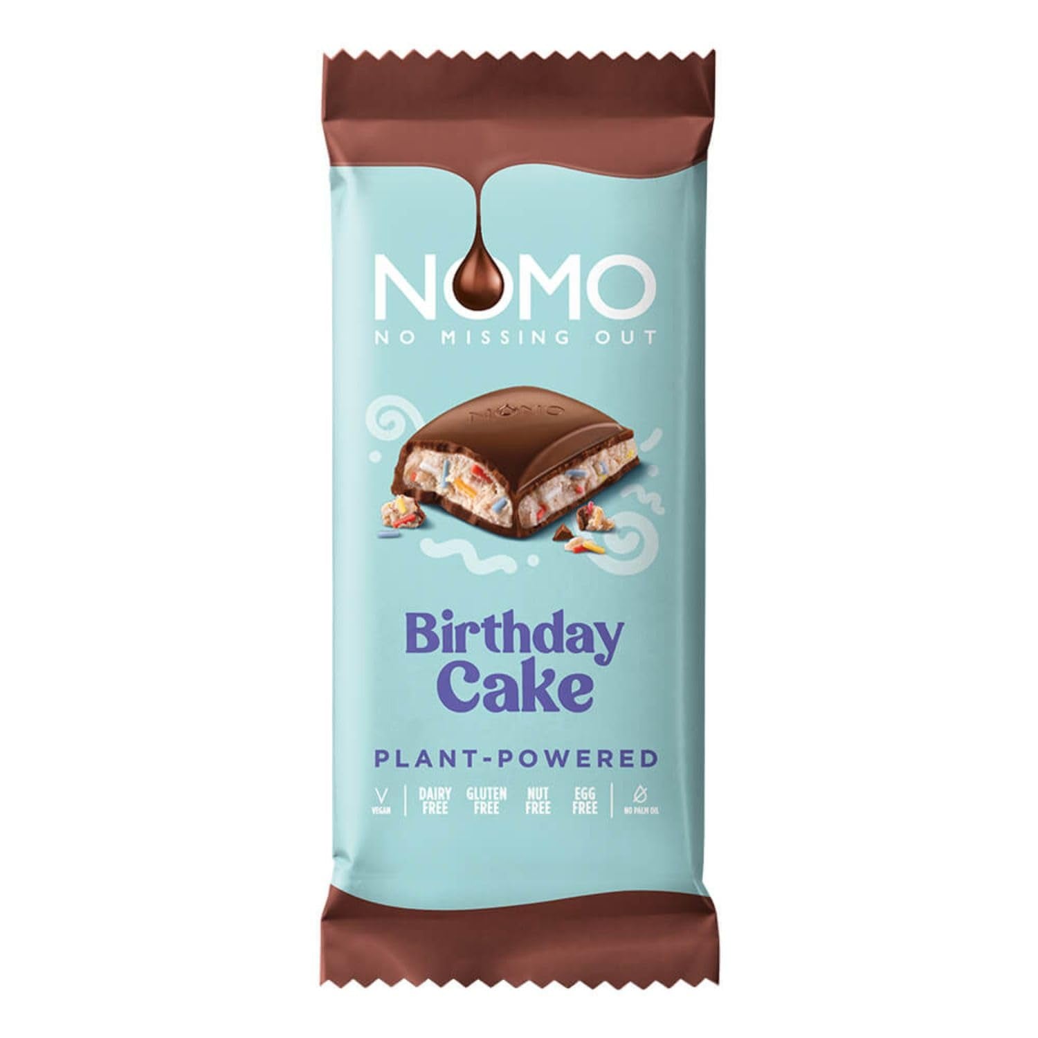 NOMO XL Chocolate Cookie Dough 127g - nut-free, peanut-free, dairy-free, lactose-free, egg-free, gluten-free - plant-based - vegan