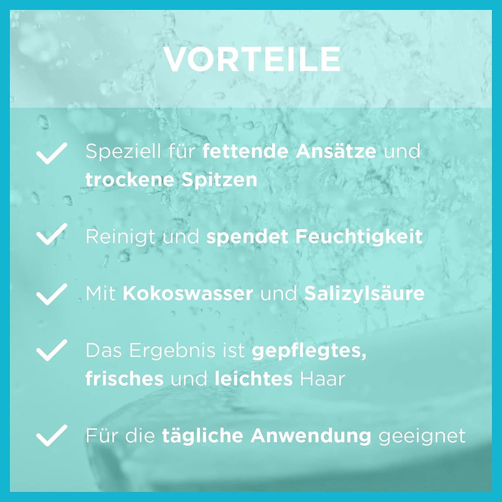 Garnier, sampon impotriva parului uleios, cu apa de cocos Duș și baie Naty Shop