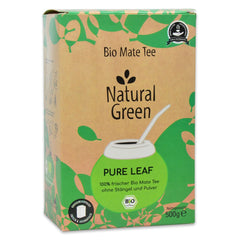 Delicatino - Verde natural PURE LEAF 500G, yerba mate organic fără tulpini, proaspăt și fără fum, cultivat ecologic, ambalat în vid pentru prospețime maximă