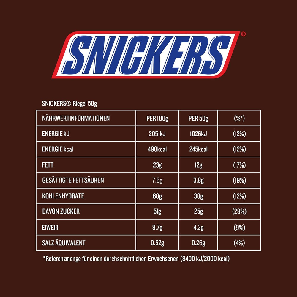 A large chocolate package containing 32 chocolate bars of 50 g each.