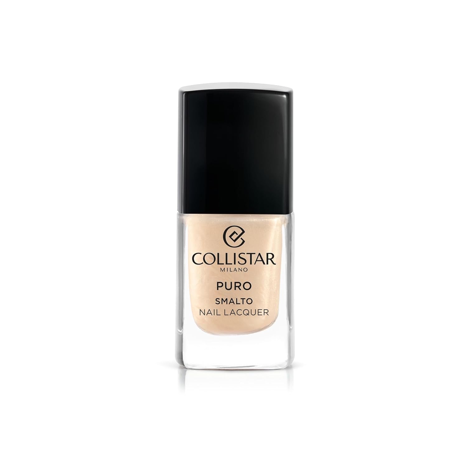 Collistar Puro nail polish, long-lasting nail polish with a shiny finish, no. 923 Champagne porcelain, 10 ml