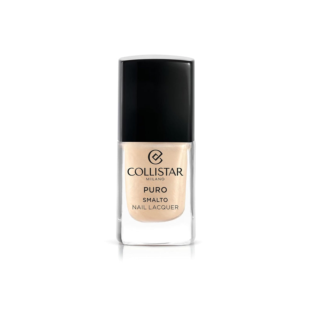 Collistar Puro nail polish, long-lasting nail polish with a shiny finish, no. 923 Champagne porcelain, 10 ml