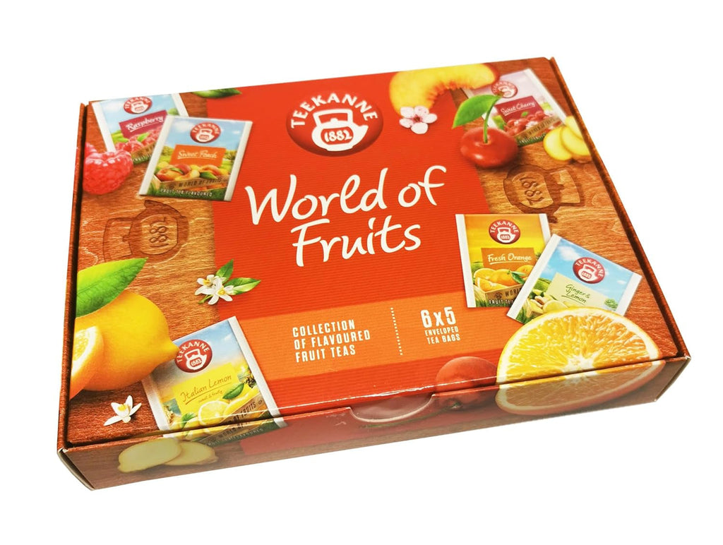 Teekanne World of Fruits (EDIȚIE NOUĂ) - Cutie cu selecție de ceaiuri de fructe - 6 arome * 5 pliculețe