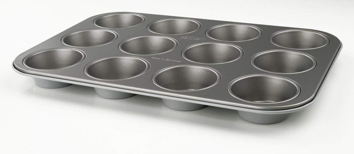 Muffin mold Zenker with 12 baking tins (Ø 7 cm), for muffins and cupcakes, dimensions: 38.5 x 26.5 x 3 cm Baking molds and trays Naty Shop