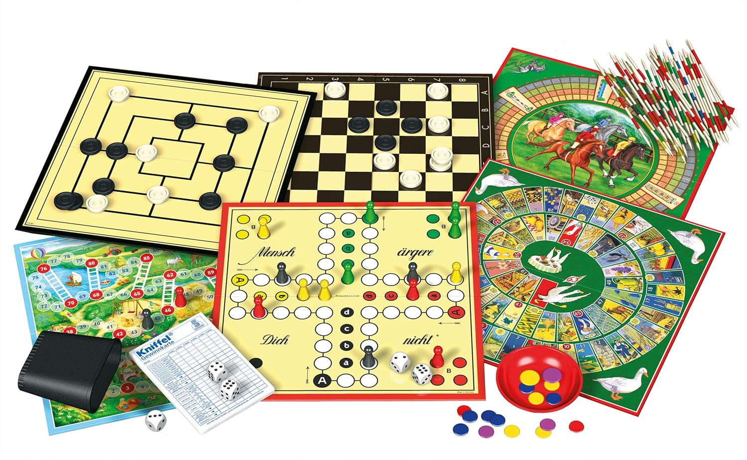 Schmidt Spiele 49147 - Game collection with 100 game options
