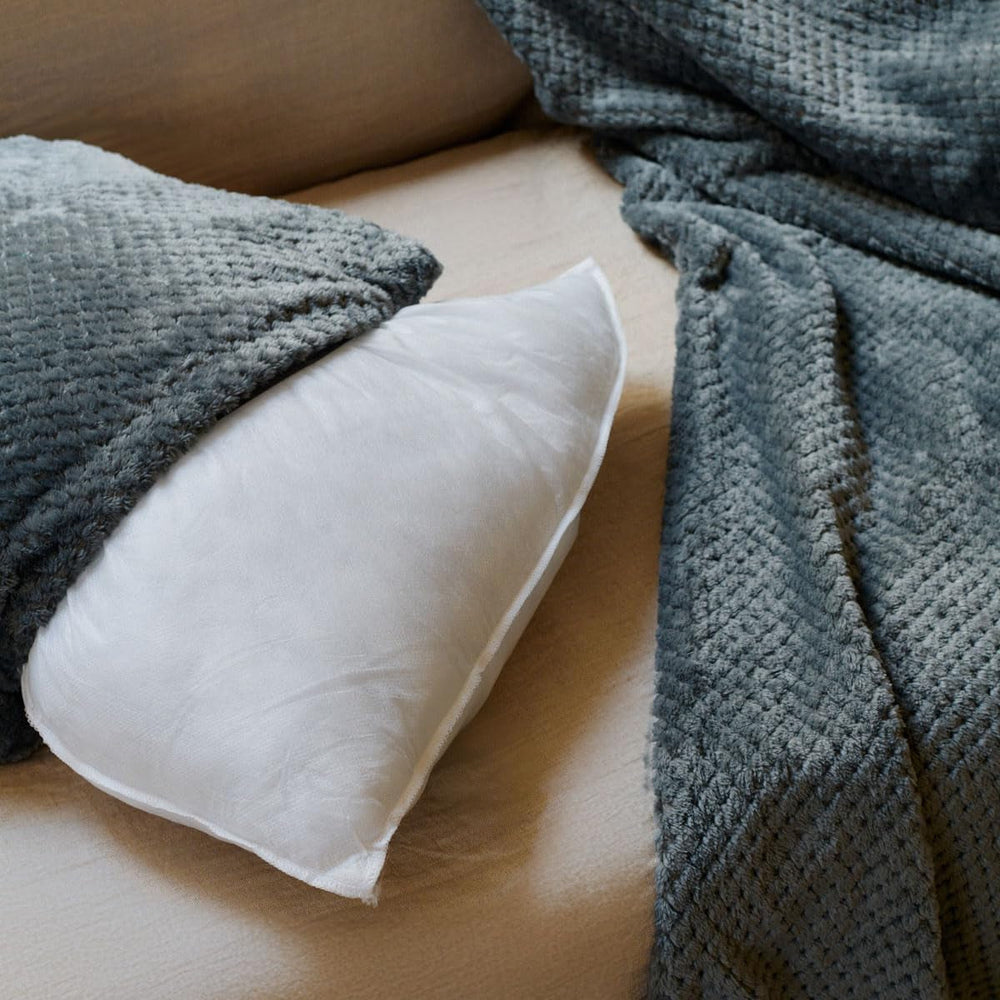 HOMLA Toby pernă de umplere set de 2, 45X45Cm, alb, poliester premium, dimensional stabil și ușor de întreținut Perne standard Naty Shop