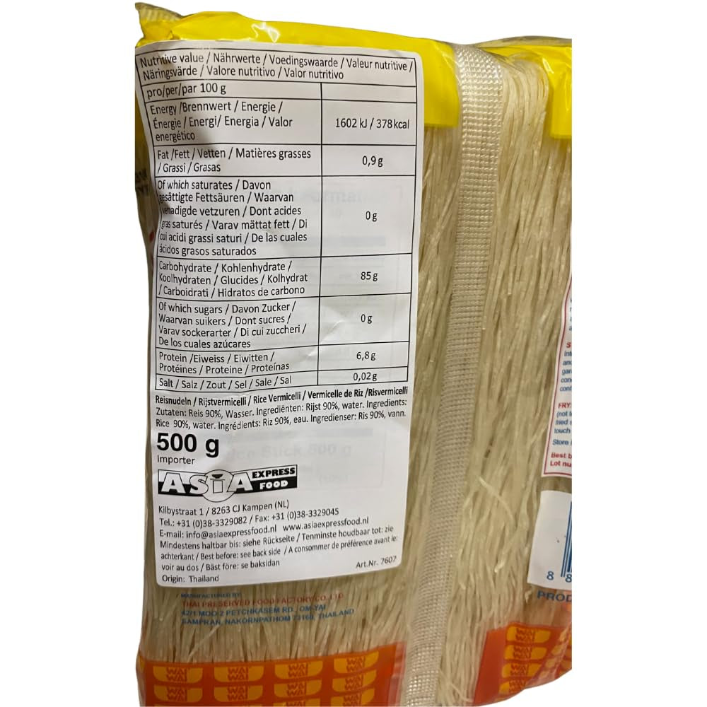 THAILAND - Chinese Style Rice Vermicelli, (1 X 500 GR)