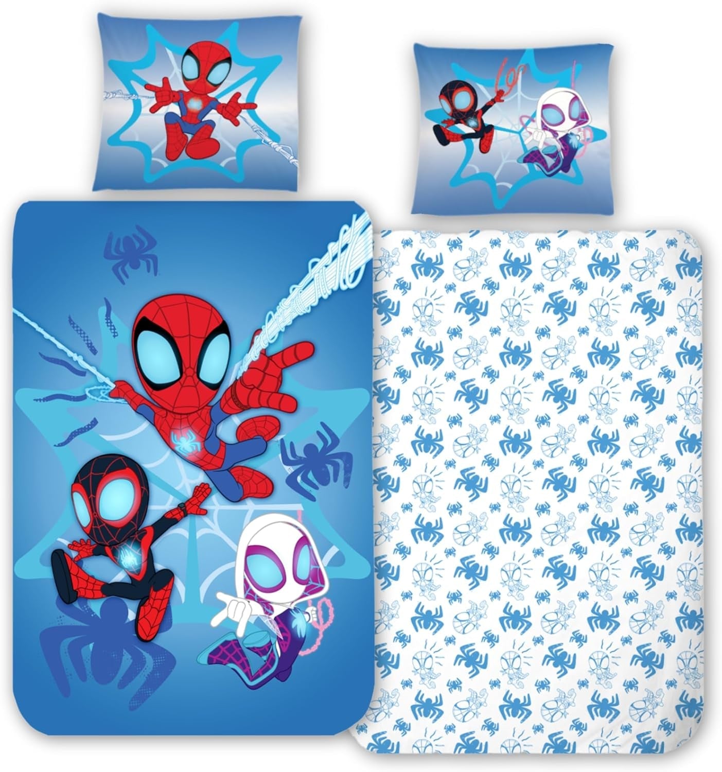 Children's bedding, various cartoon characters, 100% cotton Bedding - children Naty Shop Spidey