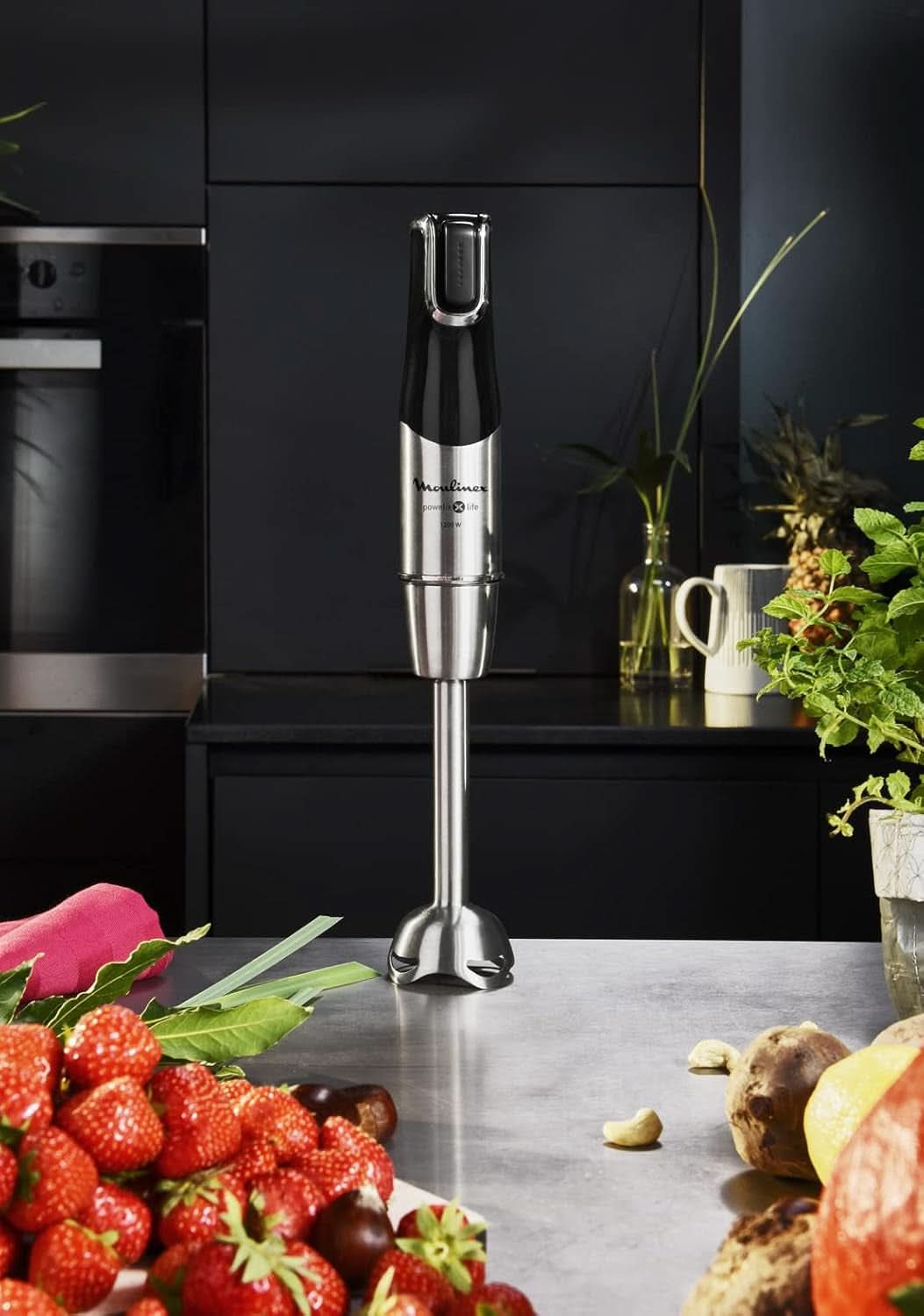 Infinyforce Pro Standmixer 1200W, Hochleistungsklingen, Schnelle Ergebnisse, Ergonomische Geschwindigkeitregelung, Geschwindigkeitregelung, Abnehmbare Spülmaschinenfeste Teile DD95JD10 Kitchen Naty Shop