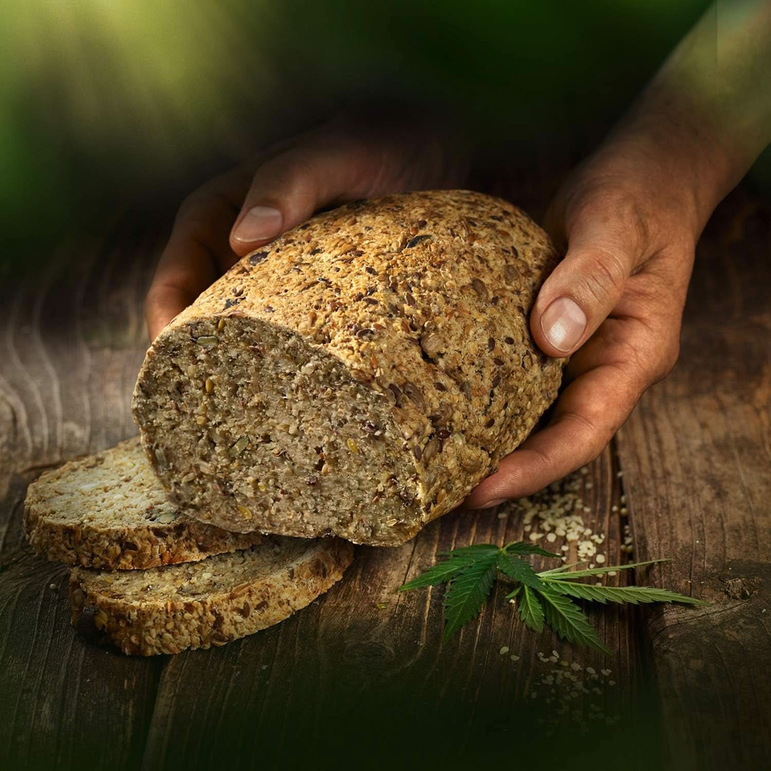 Biozentrale, bread baking mix with hemp seeds and flax seeds, organic, 500 grams Kitchen Naty Shop