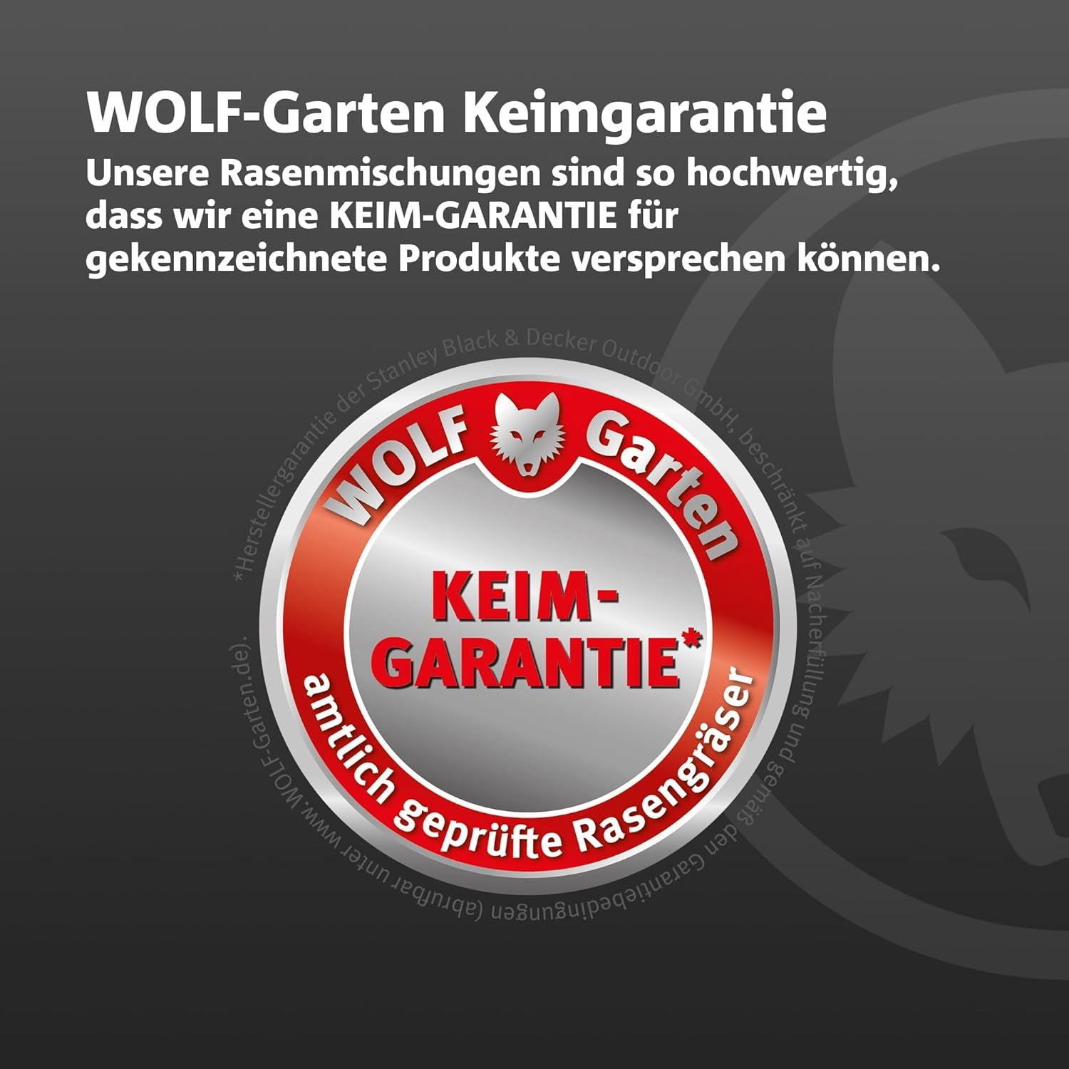 Wolf-Garten Trocken-Rasen PREMIUM L-TP 100 (Für 100 M², Hohe Dichte Mit Ca. 70.000 Trieben/M2, Sehr Gute Hitze- Und Trockenverträglichkeit, Widerstandsfähig Gegen Frost, 3 Kg Faltschachtel) 3824641