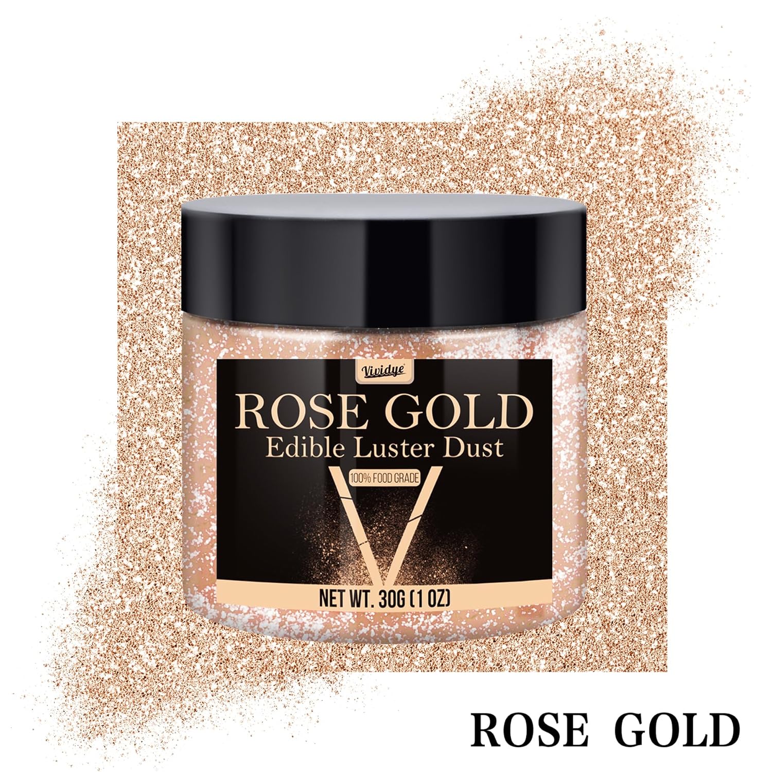 Edible glitter, powder, various colors, 30 grams Naty Shop