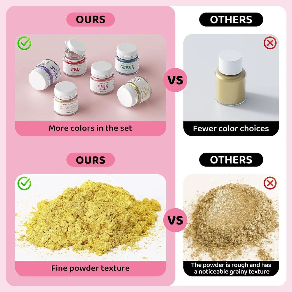 Edible glitter, 3 grams Naty Shop