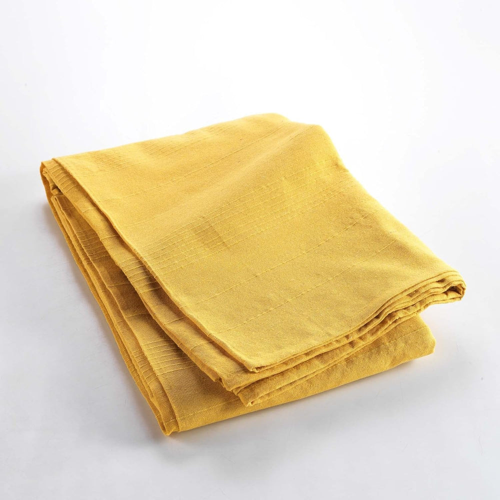 Douceur D'Intérieur, Blanket (220 X 240 Cm) Lucile Curry, Polycotton, Unicolor Douceur d'Intérieur Beds and Blankets