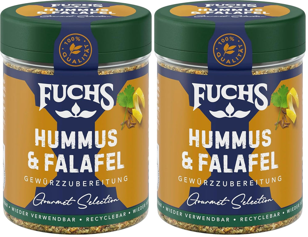 Fuchs Spices Gourmet Selection Middle East/Africa - Couscous and Bulgur Spice Mix Refillable Spice Mix for Seasoning Bulgur Dishes Vegan 55g