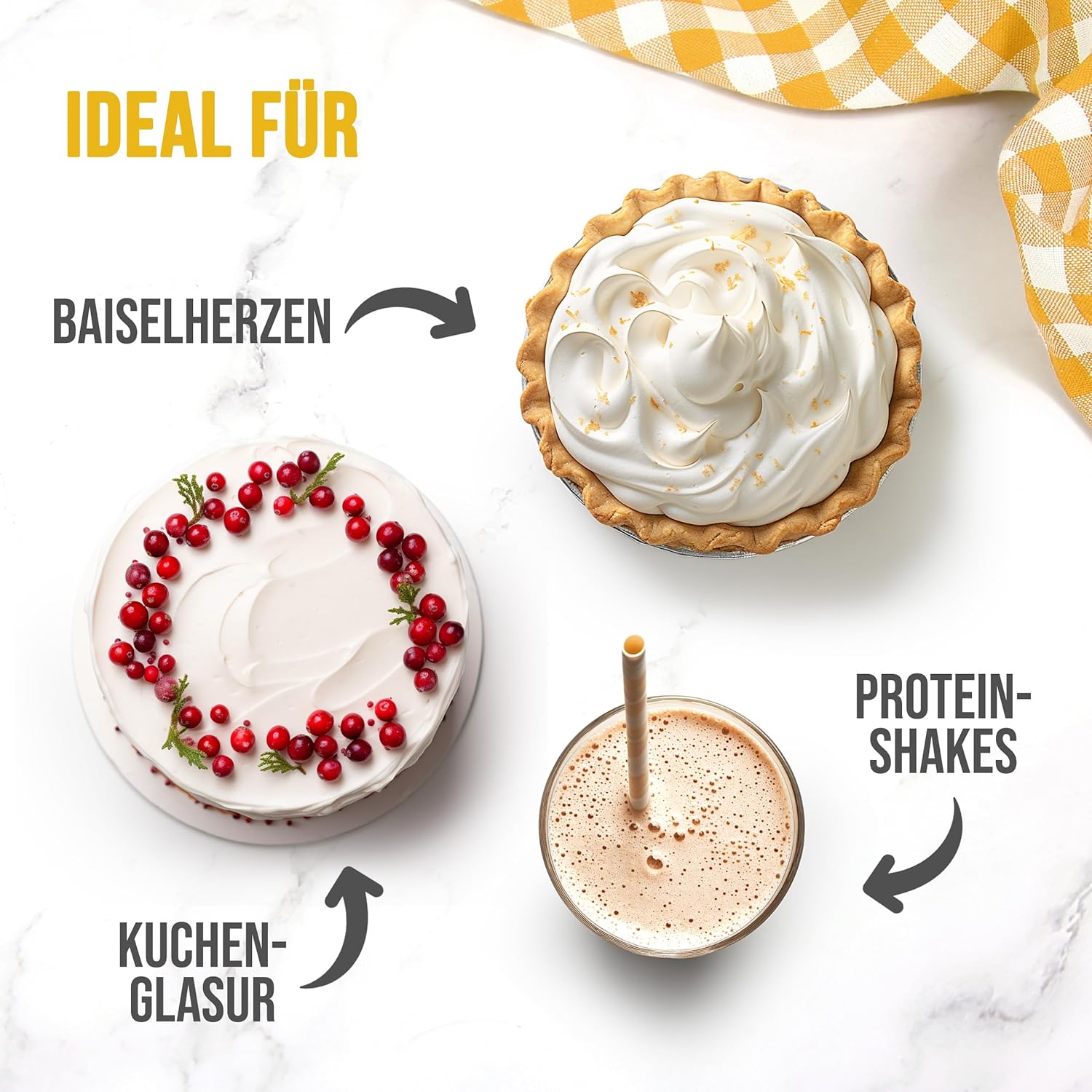 Easy Yummy 100% Egg White Powder For Cooking And Baking