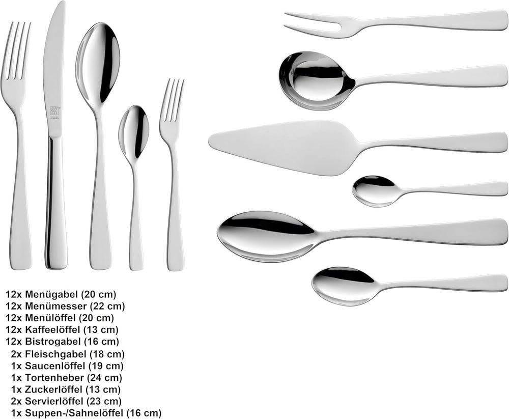 ZWILLING Soho cutlery set, 68 pieces, for 12 people Kitchen Naty Shop