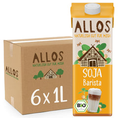 Allos Sojadrink Barista Foaming For Vegan Coffee Laktosfri
