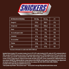 Snickers Chocolate Protein Bars - Rich Flavor With Caramel Hazelnuts And Nougat, Bulk Pack 18x47g