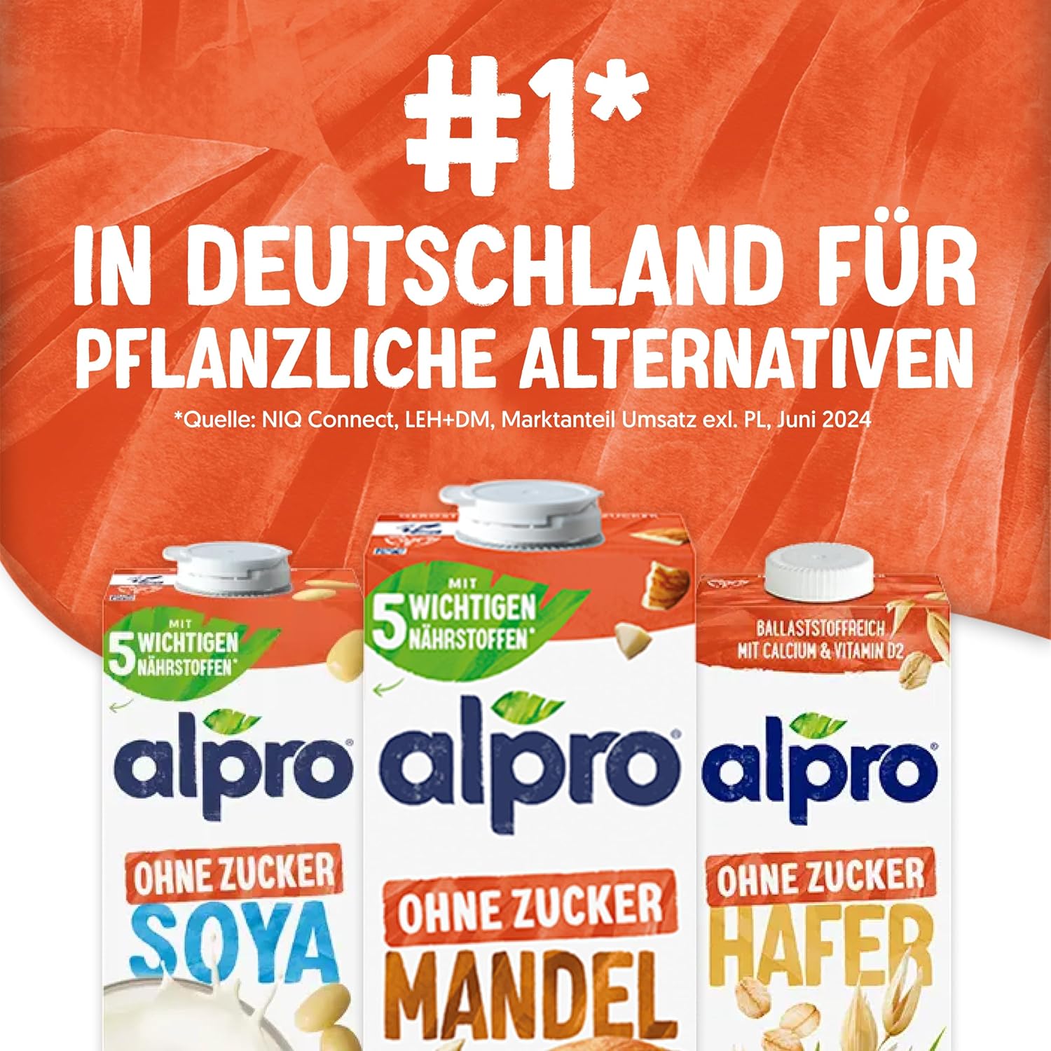 Alpro Mandeldrink Sugar Free - Source Of Calcium And Vitamins