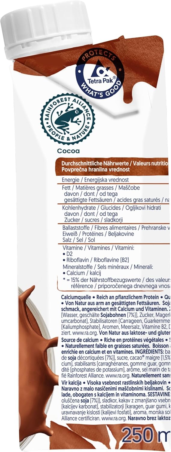 Alpro Chocolate Soy Drink - Vegan, Lactose Free, Gluten Free